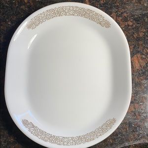 1 Corelle Woodland Serving Platter 12 x 10